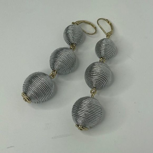 J. Crew Silver Gold‎ Bobble Dangling Earrings